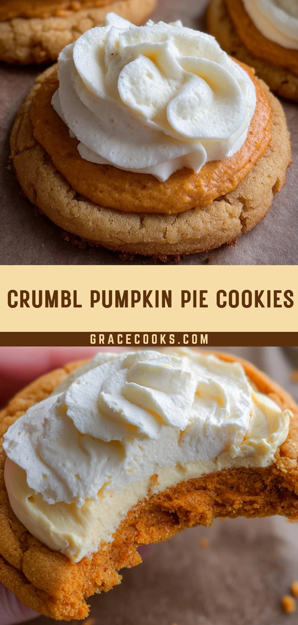 Crumbl pumpkin pie cookies 21 Pinterest Hidden Image